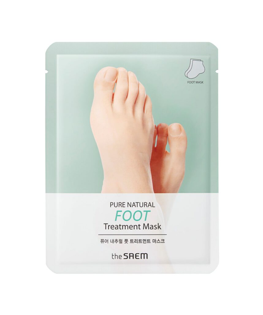 The Saem Pure Natural Foot علاج قناع - 1 Pair